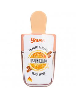 Бальзам для губ Yovee «Горячий поцелуй» с ароматом апельсина и корицы, разогревающий, 5 мл-foto3