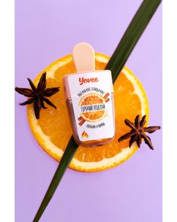 Бальзам для губ Yovee «Горячий поцелуй» с ароматом апельсина и корицы, разогревающий, 5 мл-foto4