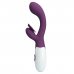Вибратор с клиторальной бабочкой Butterfly Kiss BI-014927-A2