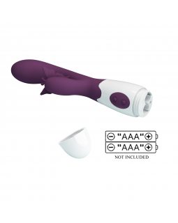 Вибратор с клиторальной бабочкой Butterfly Kiss BI-014927-A2-foto8