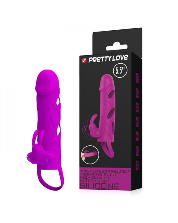 Насадка Pretty Love с клиторальной стимуляцией BI-026216-1