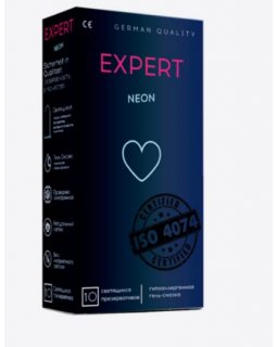 ПРЕЗЕРВАТИВЫ EXPERT NEON № 10 (СВЕТЯЩИЕСЯ),  цена за 1 шт,401-489
