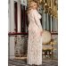 Delicate Lace Long Sleepwear Gown R80497-2