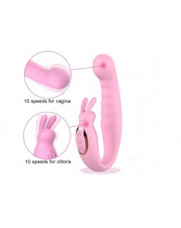 Вибратор-кролик 10 режимов вибрации-foto2