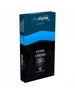 Презервативы Domino Classic Extra Strong 6 шт, цена за упак