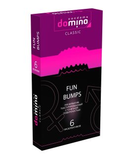 Презервативы Domino Classic Fun Bumps 6 шт, цена за упак