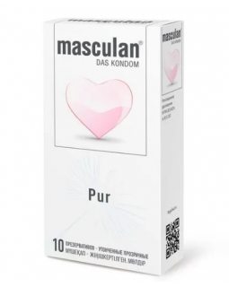 ПРЕЗЕРВАТИВЫ MASCULAN PUR № 10 (УТОНЧЕННЫЕ ПРОЗРАЧНЫЕ), цена за 1  шт, 0608