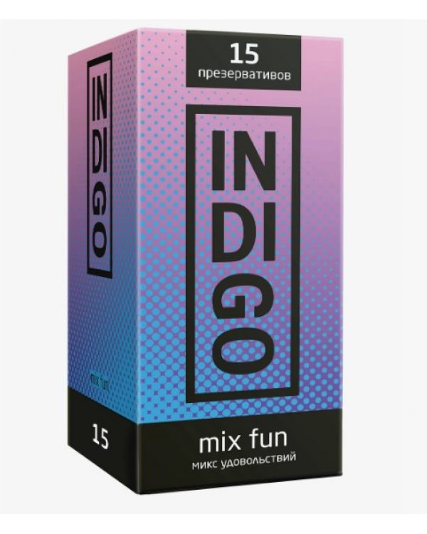 ПРЕЗЕРВАТИВЫ INDIGO MIXFIN №15 цена за 1 шт