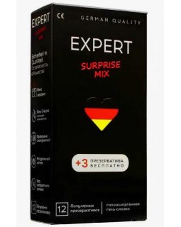 ПРЕЗЕРВАТИВЫ EXPERT SURPRISE MIX № 15 (МИКС), цена за 1шт