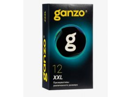 ПРЕЗЕРВАТИВЫ "GANZO" XXL №12 Black Edition, цена за 1 шт  0701-048