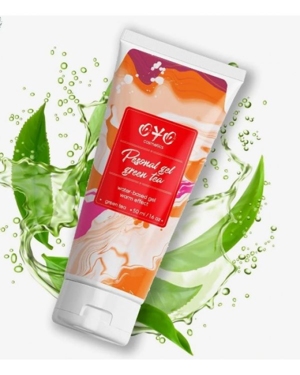 Гель  увлажняющий на водной основе OYO PERSONAL Gel Green Tea (с согревающим эффектом) 50 мл