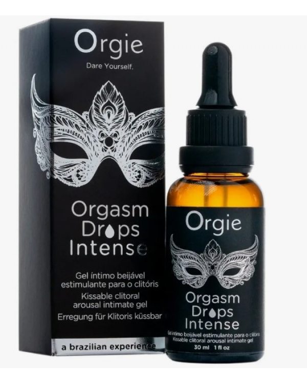 Интимный гель для клитора ORGIE Orgasm Drops Intense согревающий, 30 мл Интимный гель для клитора ORGIE Orgasm Drops Intense согревающий, 30 мл