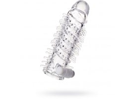 Насадка на пенис A-Toys TOYFA с вибропулей, прозрачная 13.4 см 768014-foto2