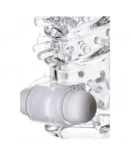 Насадка на пенис A-Toys TOYFA с вибропулей, прозрачная 13.4 см 768014-foto3