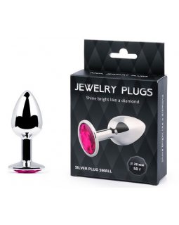 SILVER PLUG SMALL (втулка анальная) рубиновый, L 72 мм, D 28 мм, вес 50г SS-14 SILVER PLUG SMALL (втулка анальная) рубиновый, L 72 мм, D 28 мм, вес 50г SS-14