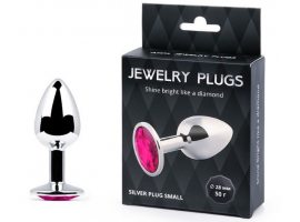 SILVER PLUG SMALL (втулка анальная) рубиновый, L 72 мм, D 28 мм, вес 50г SS-14 SILVER PLUG SMALL (втулка анальная) рубиновый, L 72 мм, D 28 мм, вес 50г SS-14