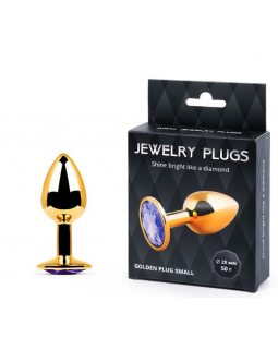 GOLDEN PLUG SMALL (втулка анальная) светло-филетовый, L 72 мм, D 28 мм, вес 50 г GS-15 GOLDEN PLUG SMALL (втулка анальная) светло-филетовый, L 72 мм, D 28 мм, вес 50 г GS-15