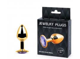 GOLDEN PLUG SMALL (втулка анальная) светло-филетовый, L 72 мм, D 28 мм, вес 50 г GS-15  GOLDEN PLUG SMALL (втулка анальная) светло-филетовый, L 72 мм, D 28 мм, вес 50 г GS-15