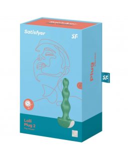 Анальная виброелочка Satisfyer Lolli Plug 2,зеленый, J2008-15-1