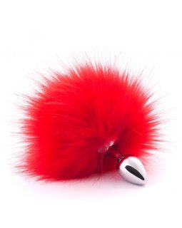 АНАЛЬНАЯ ПРОБКА С ХВОСТОМ (красный), D 2,7 см, CH-7301 АНАЛЬНАЯ ПРОБКА С ХВОСТОМ (красный), D 2,7 см, CH-7301