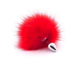 АНАЛЬНАЯ ПРОБКА С ХВОСТОМ (красный), D 2,7 см, CH-7301 АНАЛЬНАЯ ПРОБКА С ХВОСТОМ (красный), D 2,7 см, CH-7301