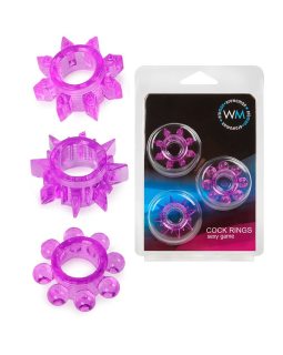 КОЛЬЦО ЭРЕКЦИОННОЕ 3шт внутренний D 15 мм EE-10298 КОЛЬЦО ЭРЕКЦИОННОЕ 3шт внутренний D 15 мм EE-10298