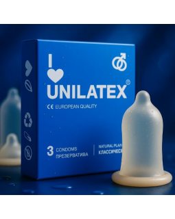 Презервативы Unilatex №3,  классические, 3302