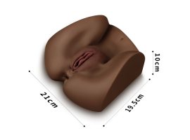 Двойной мастурбатор Streetgirl's Black №2 LV352016-foto4