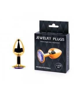 GOLDEN PLUG SMALL (втулка анальная) светло-филетовый, L 72 мм, D 28 мм, вес 50 г GS-15 