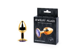 GOLDEN PLUG SMALL (втулка анальная) светло-филетовый, L 72 мм, D 28 мм, вес 50 г GS-15 