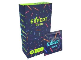 ПРЕЗЕРВАТИВЫ EXPERT NEON № 15 (СВЕТЯЩИЕСЯ) NEW, 15 штук   