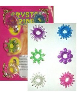 Эрекционные кольца набор 6 шт Эрекционные кольца набор 6 шт