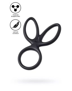 Эрекционное кольцо с ушками для подхвата мошонки-foto2