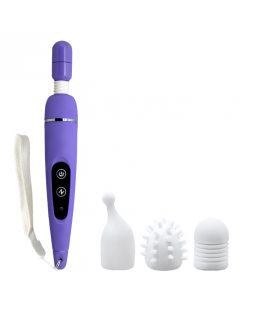 Вибромассажер и 3 насадки перезаряжаемый аккумулятор BW-055003-1-foto6