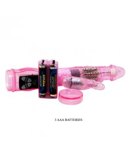 Вибратор c ротацией и клиторальным стимулятором BW-037026-foto2