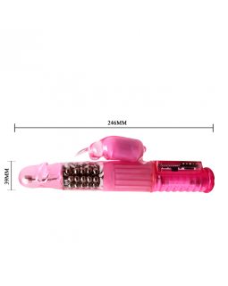 Вибратор с клиторальным зайчиком BW-043007-foto4