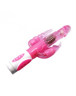 Вибратор с шариками анальной и клиторальной стимуляцией BW-065005 PINK-foto3