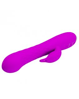 Вибратор c вращающимися шариками и клиторальным стимулятором PrettyLove Molly BI-014692-foto2