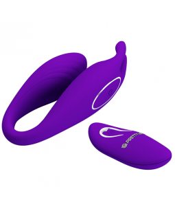 Вибратор для пары с пультом д/у Pretty Love BI-014700W-foto3