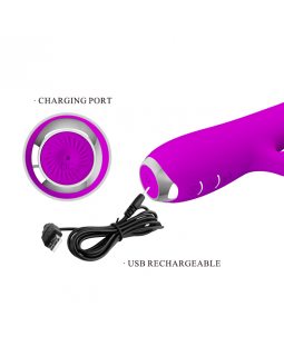 Вибратор с имитацией оральных ласк Prettye Love BI-014783-foto2