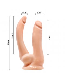 Вибратор двойной на присоске BW-008019-foto3