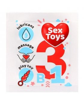SexToys - пробник гель-любрикант серии "Ты и я" для игрушек,  1,5г