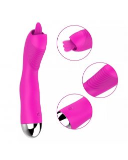 Вибратор силиконовый с язычком 10177-foto5