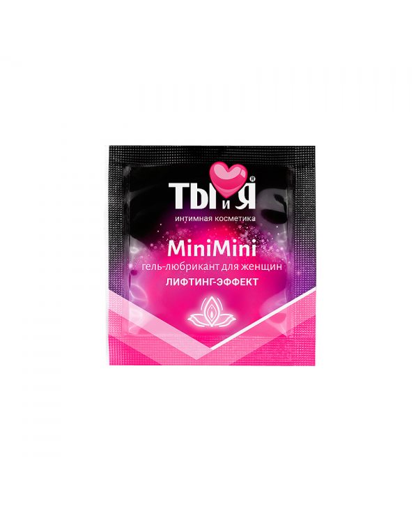 "Mini-mini" W10 пробник гель-любрикант для женщин сери  "Ты и я ",  4г  LB-70019t