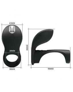 Эрекционное кольцо со стимуляцией клитора BI-210199-1-foto3