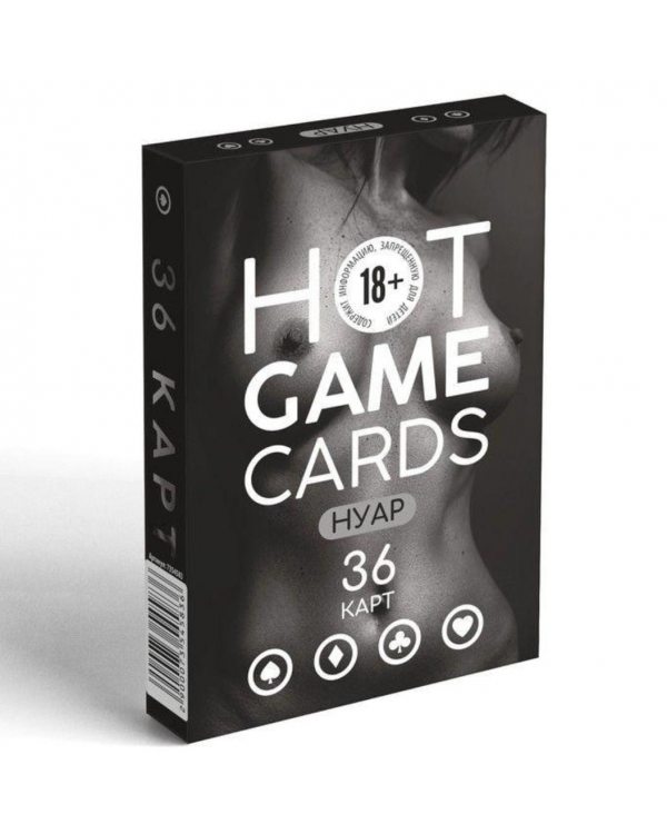 Игральные карты Hot game cards Нуар, 36 карт арт 7354583