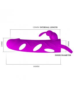 Насадка Pretty Love с клиторальной стимуляцией BI-026216-1-foto4