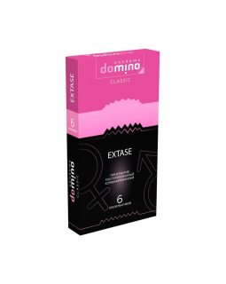 Презервативы Domino Classic Extase 6 шт, цена за упак  09029