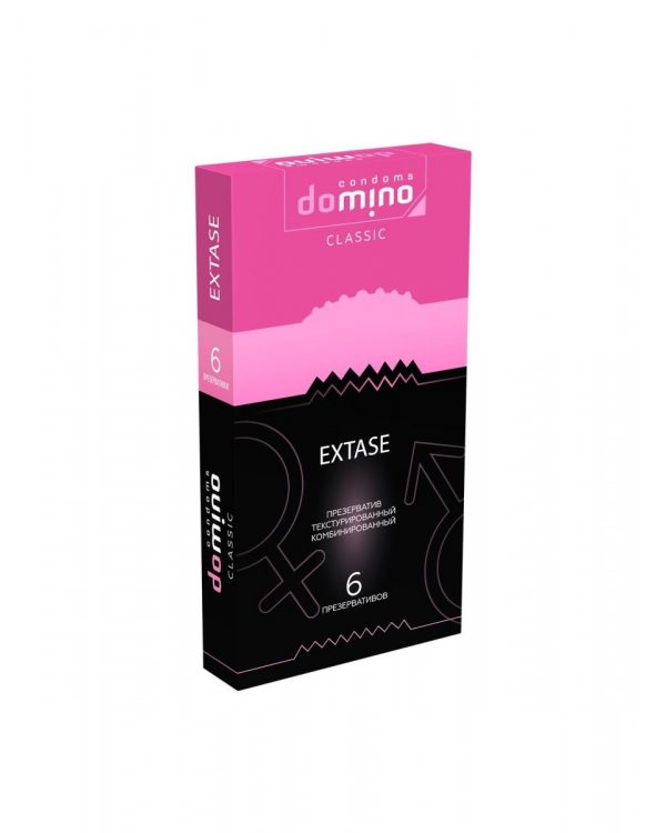 Презервативы Domino Classic Extase 6 шт, цена за упак  09029