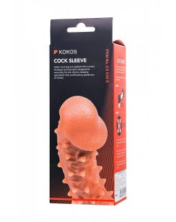 НАСАДКА KOKOS РЕАЛИСТИЧНАЯ, TPE, ТЕЛЕСНАЯ, 13,8 СМ CS.009-S-foto2